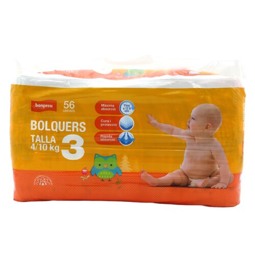 BONPREU Bolquers T3 (4-10 kg)