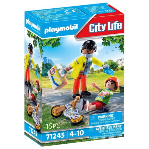 PLAYMOBIL Paramèdic amb pacient