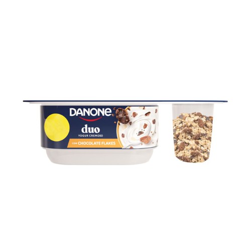 DANONE Iogurt cremós amb flakes de xocolata