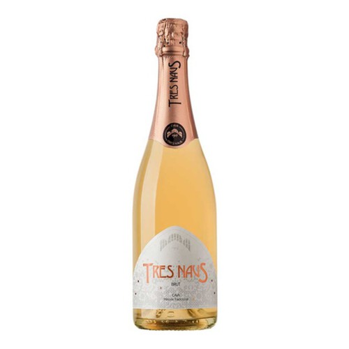 TRES NAUS Cava rosat Brut Km0