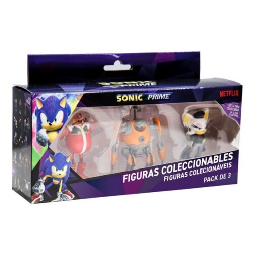 NETFLIX Pack 3 figures de Sonic Prime