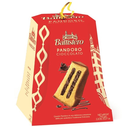 BATTISTERO Pandoro farcit de crema de xocolata