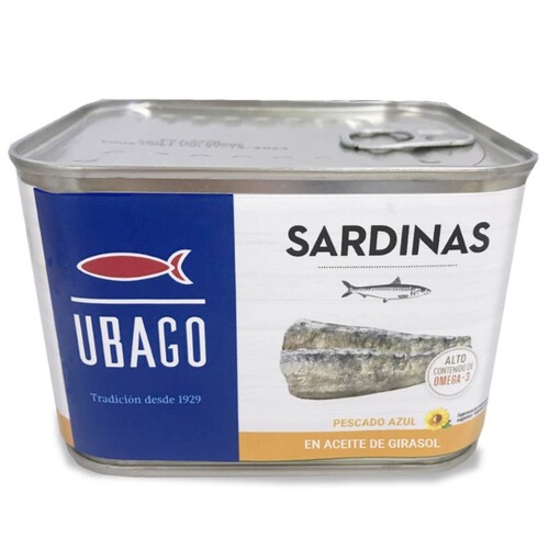 UBAGO Sardines en oli de gira-sol