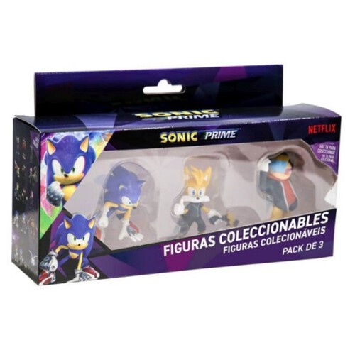 NETFLIX Pack 3 figures de Sonic Prime