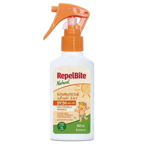 REPEL BITE Fotoprotector infantil 2 en 1