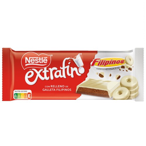 NESTLÉ EXTRAFINO Xocolata blanca i amb llet amb galeta Filipinos