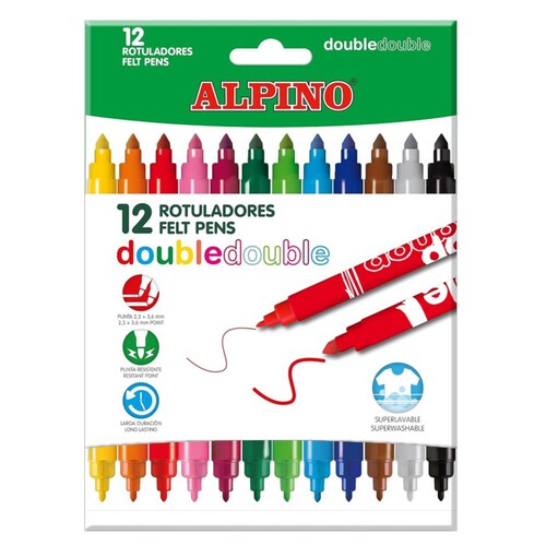 ALPINO Retoladors de colors Double