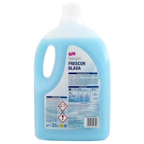 BONPREU Detergent líquid frescor blava de 46 dosis