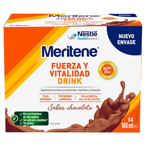 MERITENE Força i vitalitat Drink gust xocolata