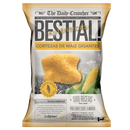 BESTIAL Snack cotnes gegants de blat de moro