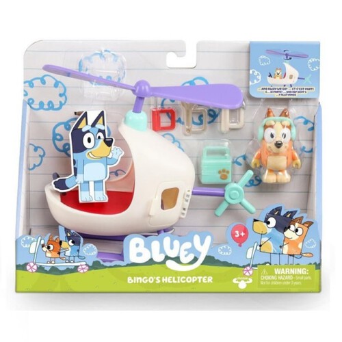 BLUEY Figura amb vehicle