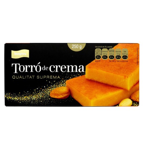 BONPREU Torró de crema