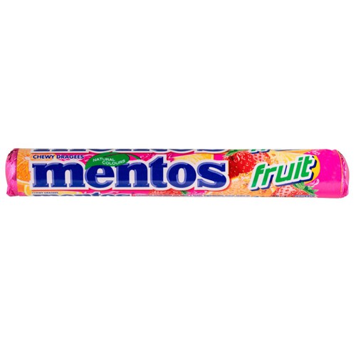 MENTOS Caramels masticables amb gust de fruites