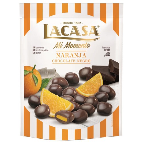 LACASA Taronja recoberta de xocolata negra