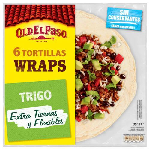 OLD EL PASO Tortilles de blat