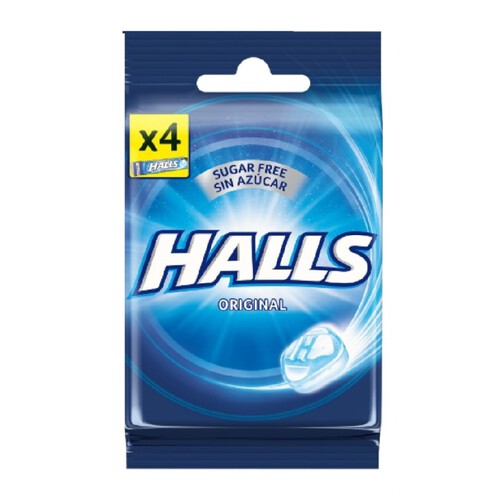 HALLS Caramels sense sucre gust mentolat