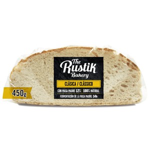 THE RUSTIK BAKERY Pan de masa madre 0.45kg