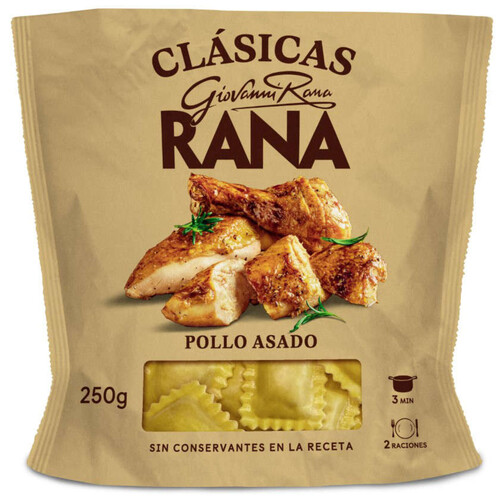 RANA Raviolis farcits de pollastre rostit