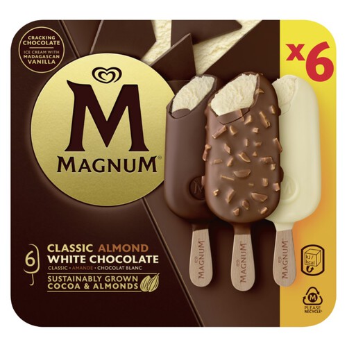 MAGNUM Gelats clàssic, ametlla i blanc