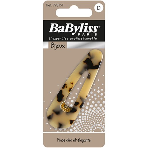 BABYLISS Clip gran amb estampat de lleopard