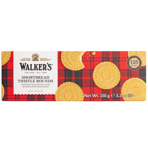 WALKERS Galetes escoceses Shortbread Round