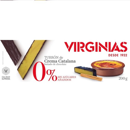 VIRGINIAS Torró de crema catalana sense sucres