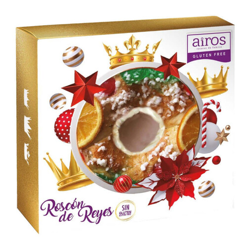 AIROS Tortell de reis amb nata sense gluten