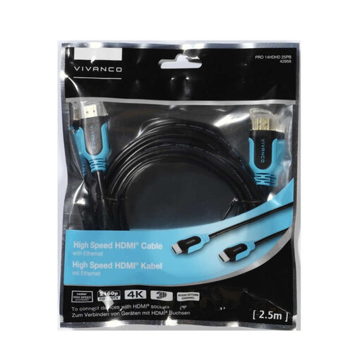 VIVANCO Cable HDMI d'alta velocitat amb ethernet