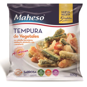 MAHESO Tempura de vegetales 0.4kg