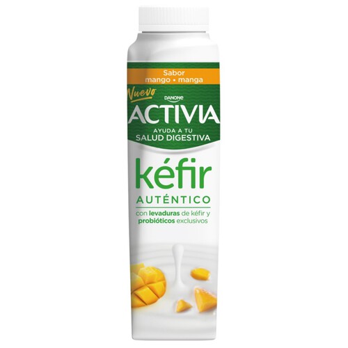 ACTIVIA Quefir per beure amb gust de mango