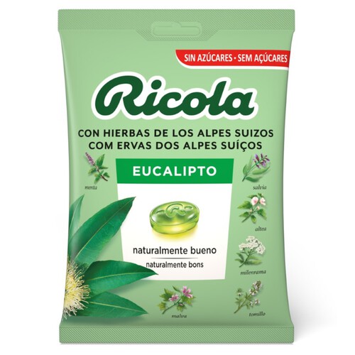 RICOLA Caramels d'eucaliptus sense sucre