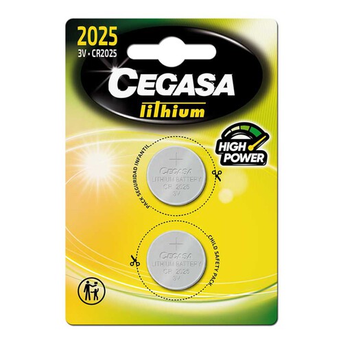 CEGASA Pila de liti CR2025 3V