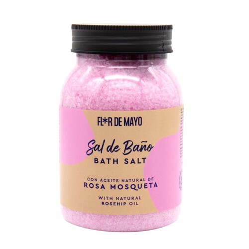 FLOR DE MAYO Sal de bany amb rosa mosqueta