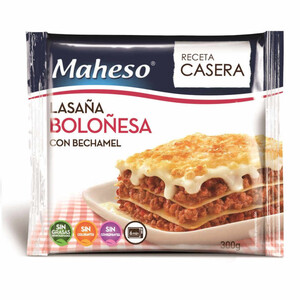 MAHESO Lasaña boloñesa con bechamel 0.3kg