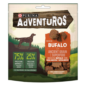 ADVENTUROS Snack con sabor a búfalo para perro adulto 0.12kg