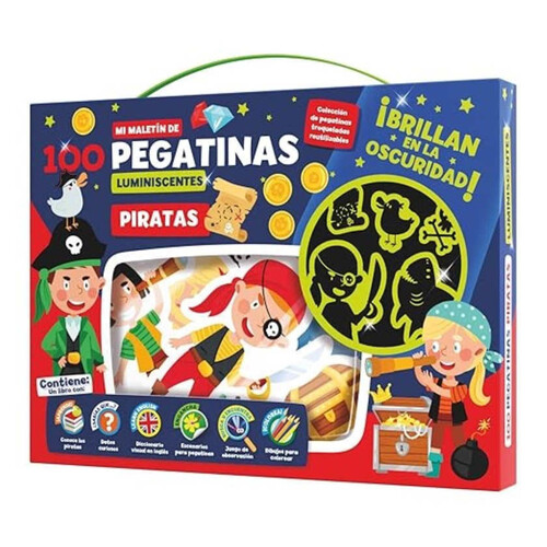 IMAGILAND Kit enganxines pirates amb llibre