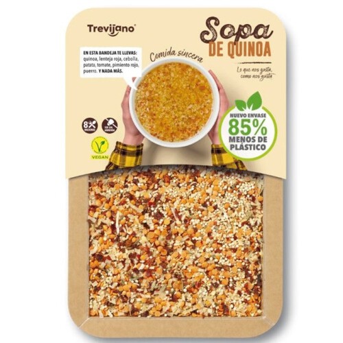 TREVIJANO Sopa de quinoa
