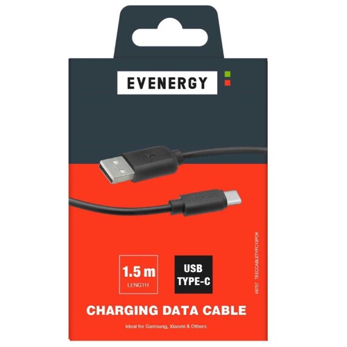 EVENERGY Cable de càrrega USB 2.0 - USB-C 1,5 m