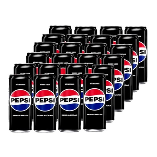 PEPSI MAX Refresc de cola Zero sucre 24 x 33 cl en llauna