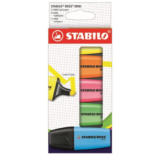 STABILO Marcadors fluorescents Boss Mini