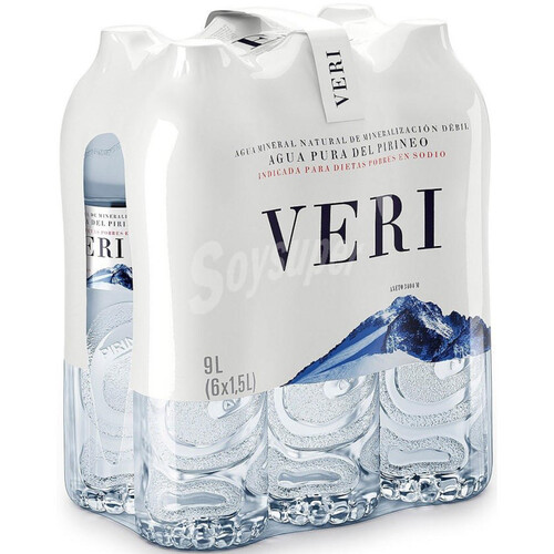 VERI Aigua mineral natural 6x1,5 L