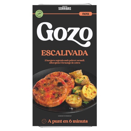 GOZO Hamburguesa vegetal d'escalivada