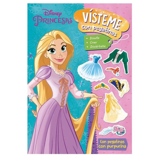 ED. DISNEY (PLANETA) Llibre Princesas. Vísteme con pegatinas