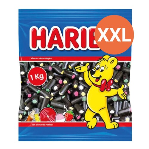 HARIBO Regalèssies balla-balla negres en envàs XXL