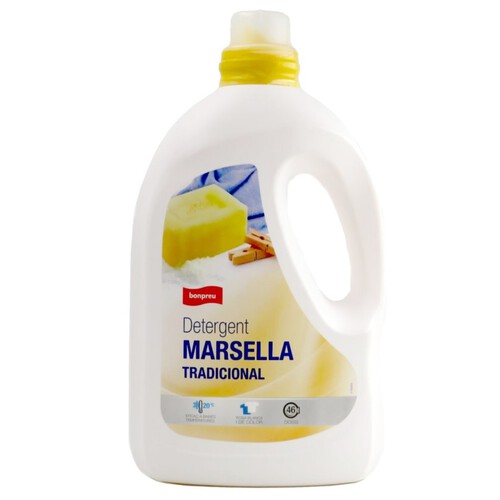 BONPREU Detergent líquid Marsella tradicional  de 46 dosis