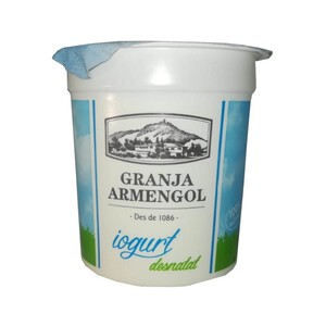 GRANJA ARMENGOL Yogur desnatado natural Km0 0.125kg