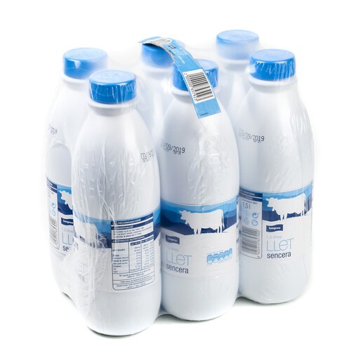 BONPREU Llet sencera 6x1,5L en ampolla