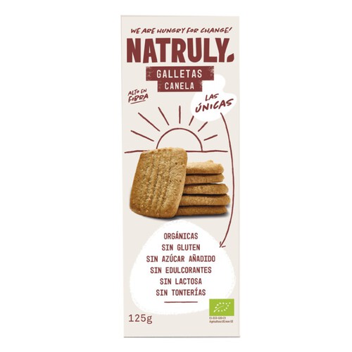 NATRULY Galetes de canyella sense gluten ecològiques