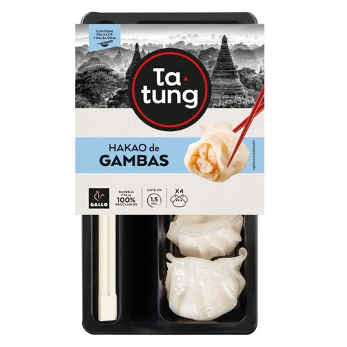 TA-TUNG Hakao de gambes al vapor