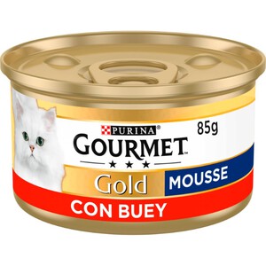 GOURMET GOLD Comida de buey para gato adulto 0.085kg